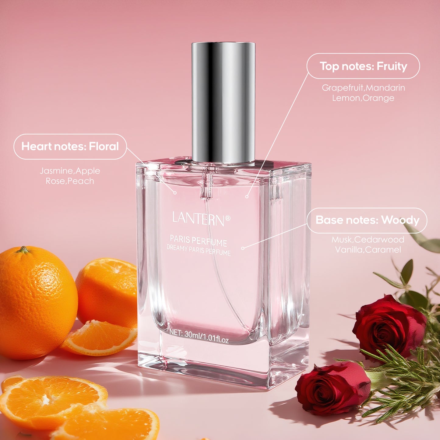 Floral Citrus Perfume Spray for Fresh & Elegant All-Day Wear